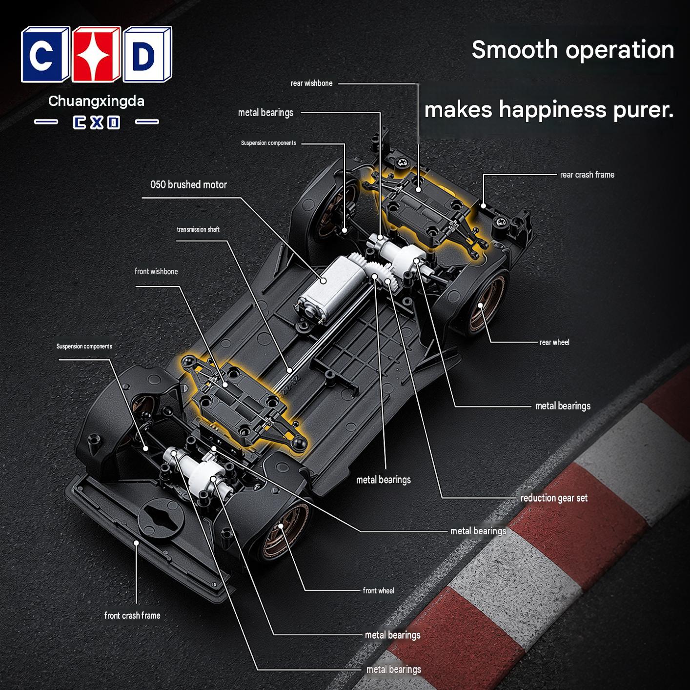 CXD2401 1/24 RC Drift Car 2.4G - đánh giá và giá Rc Drift Car 1 24 Scale 4Wd