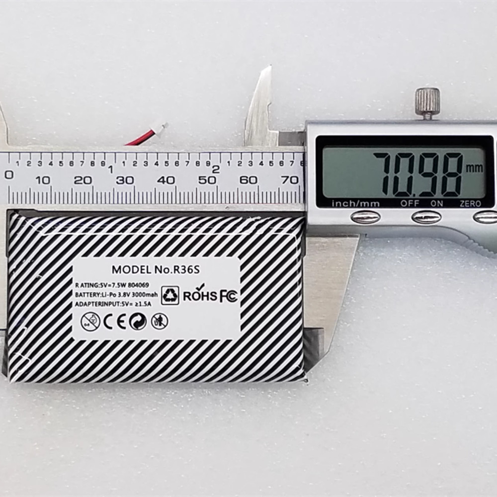 804169 Lithium Polymer Battery - đánh giá và giá Retro Handheld Game Console R36S