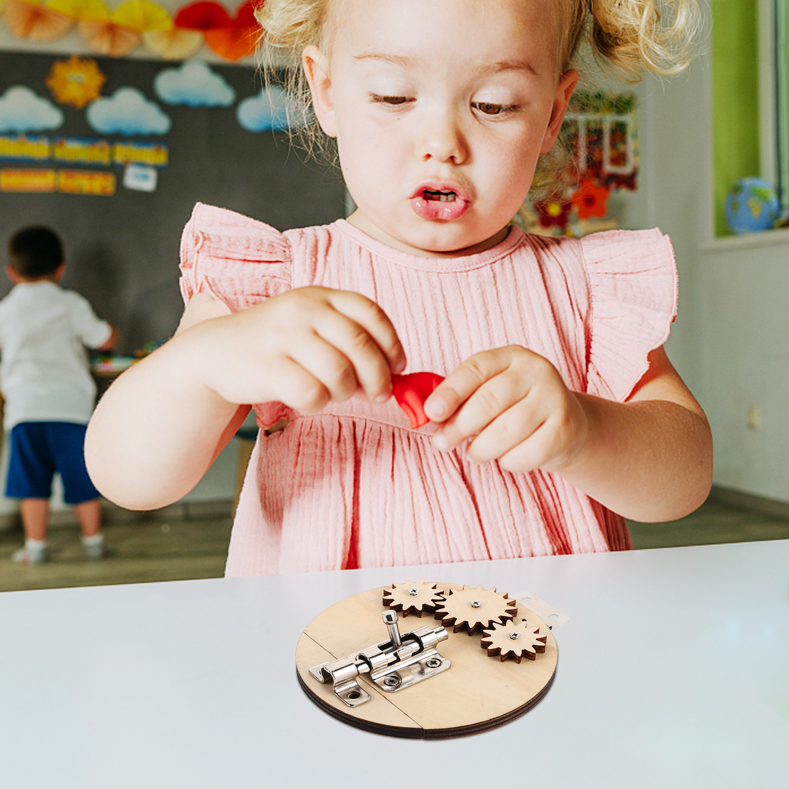6Pcs Montessori Early Learning - đánh giá và giá Montessori Wooden Busy Board Toddler