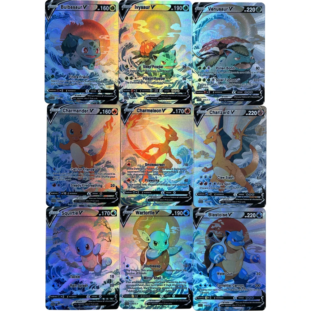 9Pcs/set DIY Anime PTCG Collec - đánh giá và giá Board Games
