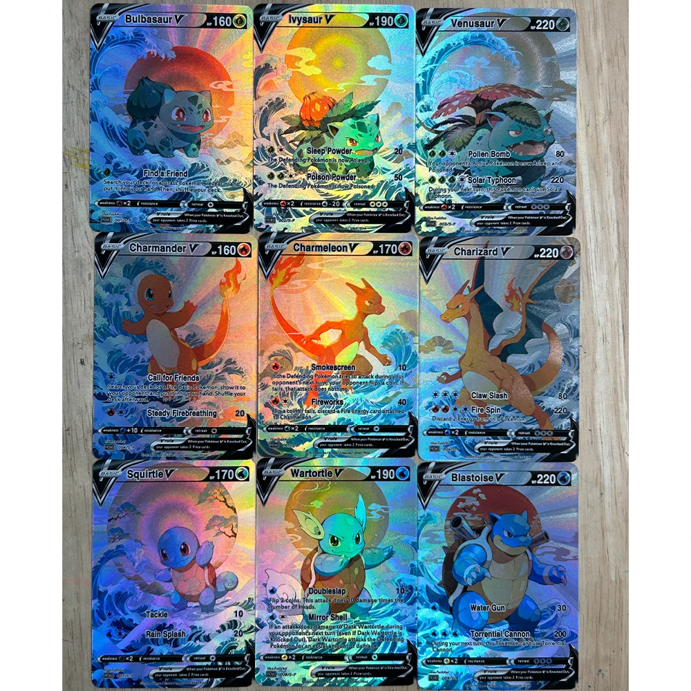 9Pcs/set DIY Anime PTCG Collec - đánh giá và giá Board Games